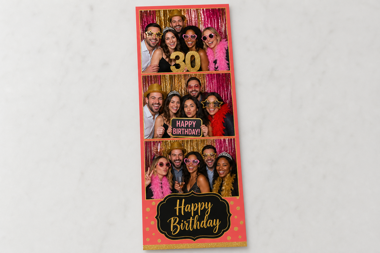 Sam 30th birthday strip